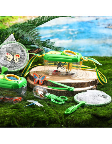 Kit de Captura de Insectos para Niños Halloscume - 4 Sets