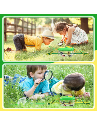 Kit de Captura de Insectos para Niños Halloscume - 4 Sets