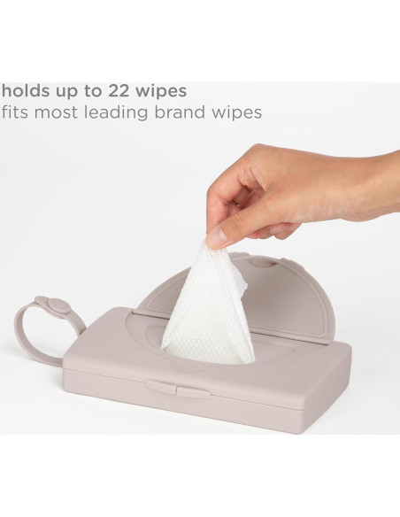 Dispensador de Toallitas Ubbi On-the-Go Taupe 22 Toallitas Dispensador de Toallitas Ubbi On-the-Go Taupe 22 Toallitas