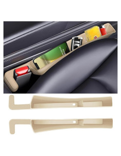 Relleno de Espacio entre Asientos de Coche Osilly Beige 2Pcs
