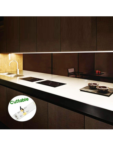Tira LED con Sensor de Movimiento Amagle 0.97m Luz Blanca 4000K
