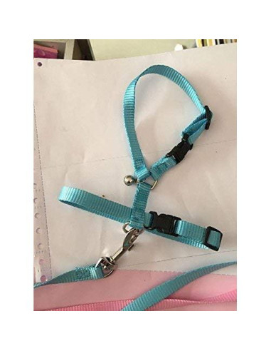 Arnés Ajustable para Erizos Hokmly con Cuerda de Tracción Azul