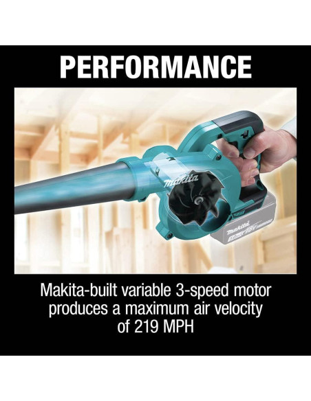 Soplador Inalámbrico Makita XBU05Z 18V LXT 352,84 km/h Soplador Inalámbrico Makita XBU05Z 18V LXT 352,84 km/h