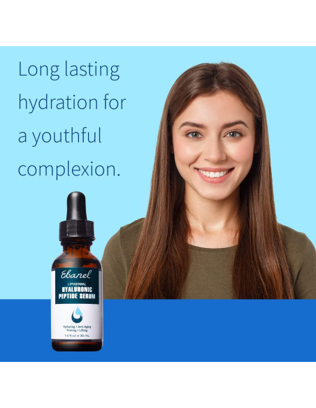 Suero de Ácido Hialurónico Ebanel 30ml con Péptidos y Vitamina C Suero de Ácido Hialurónico Ebanel 30ml con Péptidos y Vitamina C