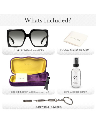 Gafas de Sol Gucci GG0876S Cuadradas 60mm UV Protección