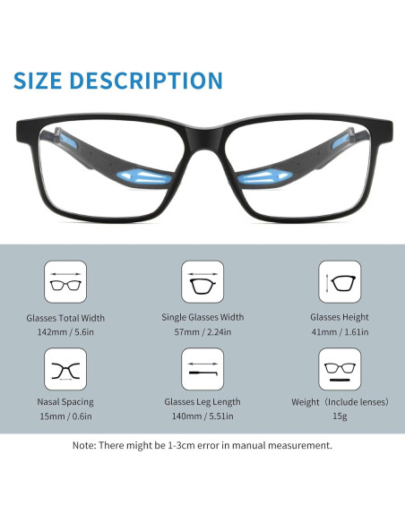 Gafas de Protección Deportivas SooGree para Fútbol y Ocio Gafas de Protección Deportivas SooGree para Fútbol y Ocio