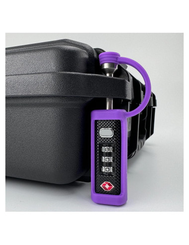 Candado de Combinación TSA LAFENLIN para Caja de Armas Morado