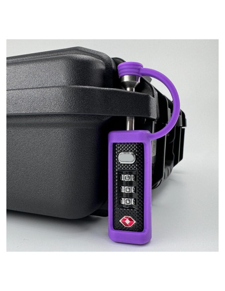 Candado de Combinación TSA LAFENLIN para Caja de Armas Morado Candado de Combinación TSA LAFENLIN para Caja de Armas Morado