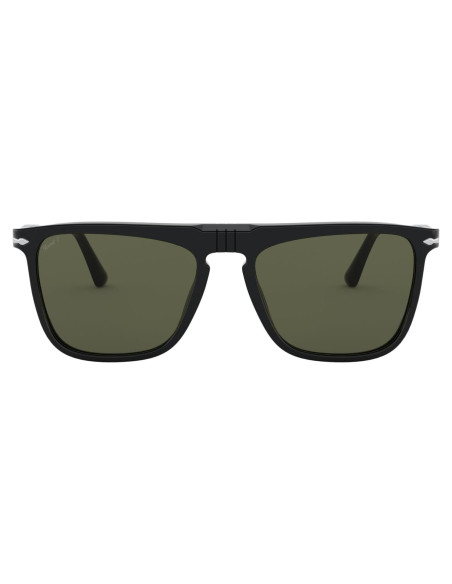 Gafas de sol unisex Persol PO3225S marco negro lentes verdes 56 mm Gafas de sol unisex Persol PO3225S marco negro lentes verdes 56 mm