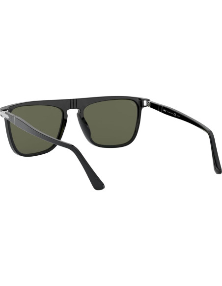 Gafas de sol unisex Persol PO3225S marco negro lentes verdes 56 mm Gafas de sol unisex Persol PO3225S marco negro lentes verdes 56 mm