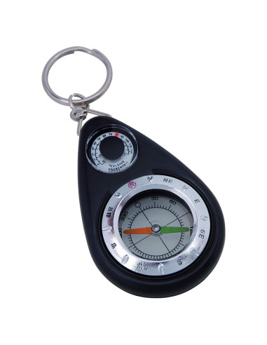 Llave Brújula y Termómetro AceCamp 6.35 cm para Camping