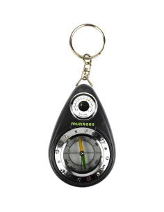 Llave Brújula y Termómetro AceCamp 6.35 cm para Camping 2