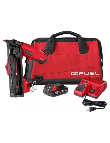 Clavadora de Acabado Inalámbrica Milwaukee M18 16-Gauge Kit Clavadora de Acabado Inalámbrica Milwaukee M18 16-Gauge Kit