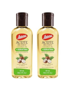 Aceite de Coco Jaloma con Queratina 2x118ml para Cabello