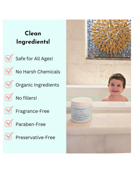 Polvo de Baño de Avena Coloidal Irene Organics 226g - Eccema Polvo de Baño de Avena Coloidal Irene Organics 226g - Eccema