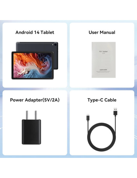 Tableta Android Jeazans OC101 10GB RAM 128GB Gris Tableta Android Jeazans OC101 10GB RAM 128GB Gris