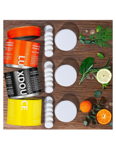 Bombas de Ducha Aromaterapia LUXDOUCE - 21 Piezas, 3 Aromas