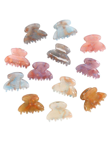 Pinzas de Mandíbula 12PCS Molans para Peinado de Cabello Fino