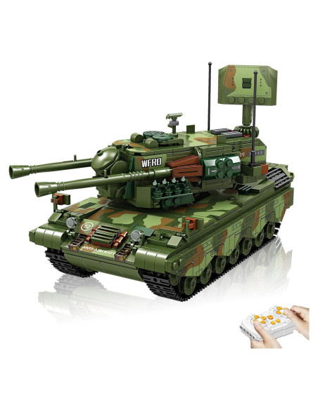 Set de Bloques de Construcción Tanque Militar RC 1101 Piezas Set de Bloques de Construcción Tanque Militar RC 1101 Piezas