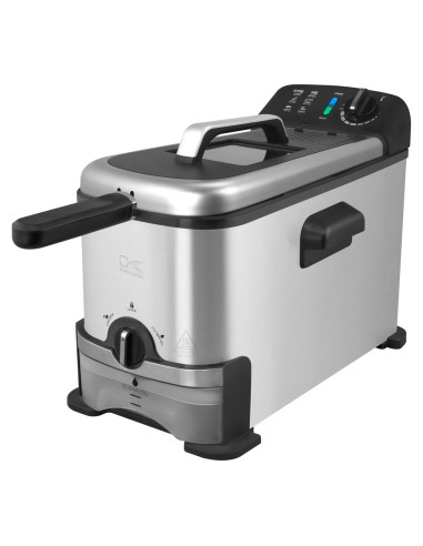 Freidora Profunda Kalorik 3 Litros Acero Inoxidable FT 43721 BK