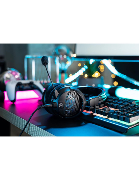 Auriculares Gaming Abiertos Audio-Technica ATH-GDL3BK 45mm Auriculares Gaming Abiertos Audio-Technica ATH-GDL3BK 45mm