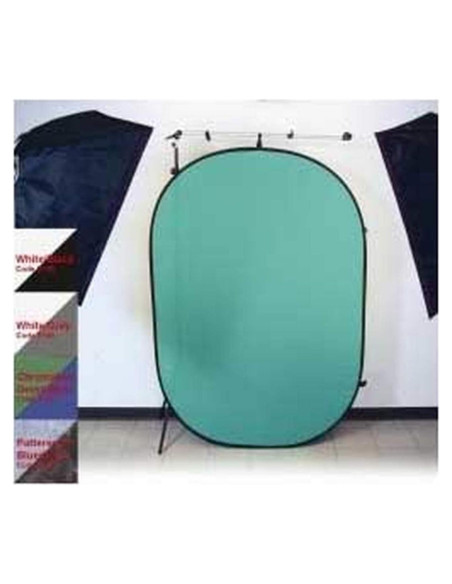 Fondo Plegable ProMaster 2153 Verde/Azul 183x213 cm Doble Cara Fondo Plegable ProMaster 2153 Verde/Azul 183x213 cm Doble Cara