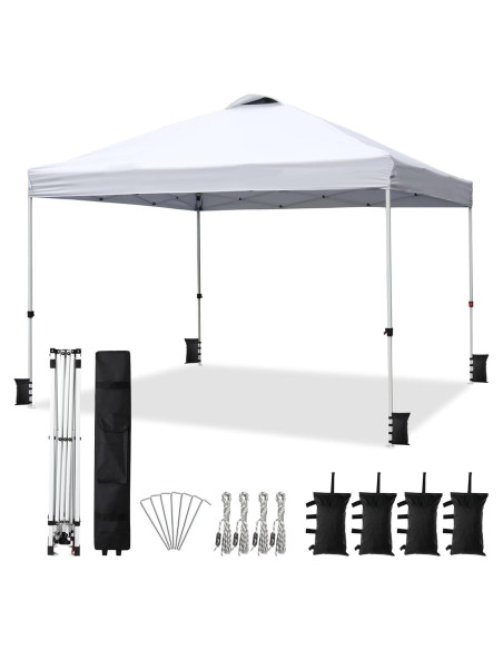 Carpa Plegable VINGLI 3x3m con Bolsa y Sacos de Arena Carpa Plegable VINGLI 3x3m con Bolsa y Sacos de Arena