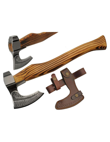 Hacha Vikinga Szco Supplies 44.5 cm con Funda de Cuero