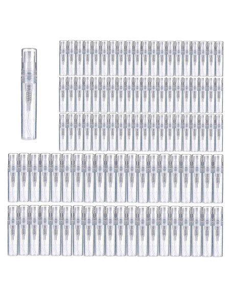 Botellas de Spray Reutilizables 3ml Morningrising - 100 Pcs Botellas de Spray Reutilizables 3ml Morningrising - 100 Pcs