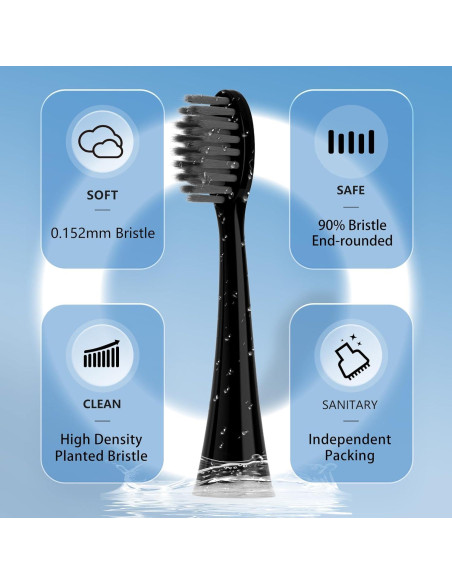Cabezal de Cepillo de Dientes Eléctrico iOearry para Burst - 10 Piezas Cabezal de Cepillo de Dientes Eléctrico iOearry para Burst - 10 Piezas