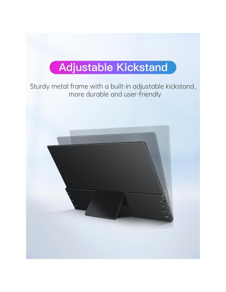 Monitor Portátil CAPERAVE 15.6'' FHD USB-C HDMI Viaje Monitor Portátil CAPERAVE 15.6'' FHD USB-C HDMI Viaje