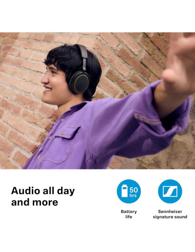 Auriculares Inalámbricos Sennheiser Accentum SE - 50h ANC