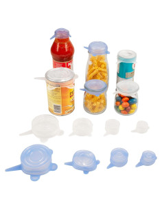 Tapa de Silicona Estirable 8PCS WhisprWield 3-8.4cm Azul