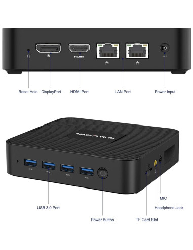 Mini PC COOFUN GK41 8GB DDR4 256GB SSD 4K HDMI