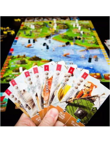 Juego de Mesa Raiders of The North Sea Vikinga - 2 a 4 Jugadores