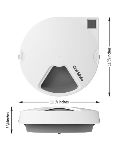 Comedero Automático Cat Mate C500 5 Comidas para Mascotas