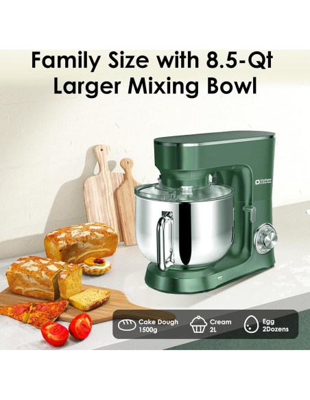 Batidora de pie Kitchen in the Box 900W 8.06L 10 Velocidades Batidora de pie Kitchen in the Box 900W 8.06L 10 Velocidades
