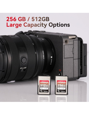 Tarjeta CFexpress Tipo A 256GB Pergear con Lector 780MB/s