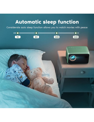 Proyector 4K TMY P38 Auto Enfoque WiFi Bluetooth 1.60kg
