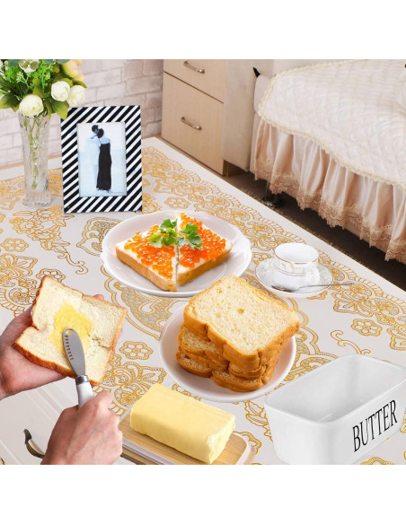 Plato de Mantequilla Cerámica Lovelyduo Blanco con Tapa Plato de Mantequilla Cerámica Lovelyduo Blanco con Tapa