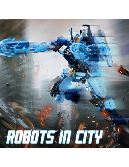 Juego de Bloques Mech Robot HIGH GODO 752 Piezas para 6+ Juego de Bloques Mech Robot HIGH GODO 752 Piezas para 6+