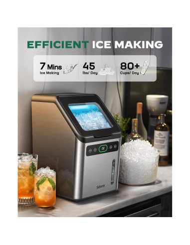 Máquina de Hielo Nugget Silonn SLIM30T-2 - 20,41 kg/día