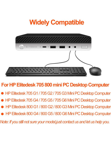Adaptador CA 90W HP EliteDesk ProDesk 19V 4.74A Mini PC