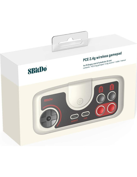 Controlador Inalámbrico 8Bitdo PCE para PC Engine Mini Controlador Inalámbrico 8Bitdo PCE para PC Engine Mini