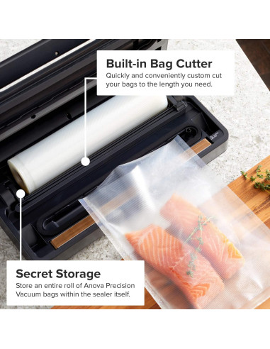 Sellador al Vacío Anova Culinary Pro 220V con Rollo de Bolsa