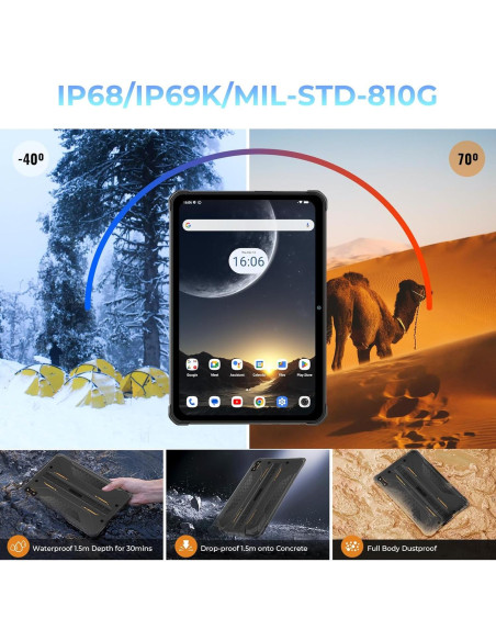 Tableta Rugged HOTWAV R7 10.1" 12GB/256GB IP68 Android 13 Tableta Rugged HOTWAV R7 10.1" 12GB/256GB IP68 Android 13