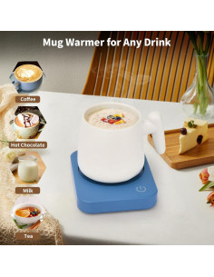Calentador de Tazas VOBAGA Azul Cielo 3 Temperaturas 65C 2