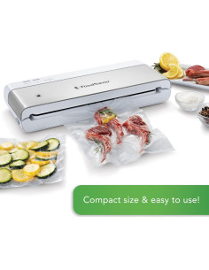 Máquina de Sellado al Vacío FoodSaver Compacta - Blanca 2