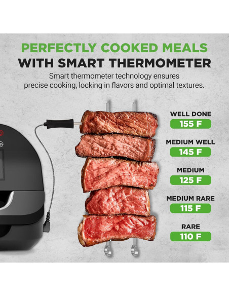 Parrilla Interior Sin Humo NutriChef 6L 2900W 7 Funciones Parrilla Interior Sin Humo NutriChef 6L 2900W 7 Funciones