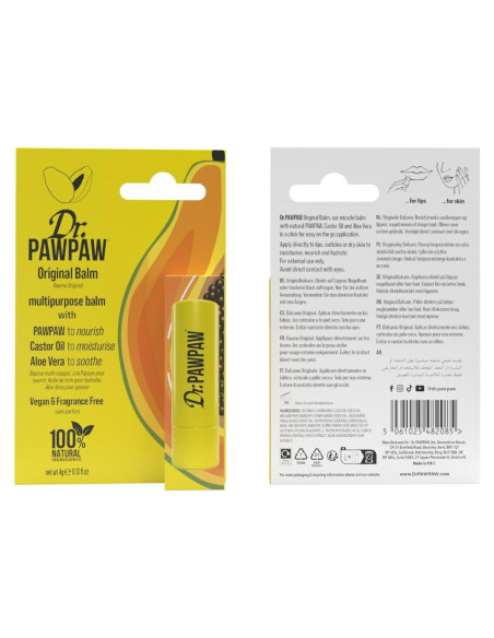 Bálsamo Labial Dr. PawPaw Original 3.7g - Hidratante con Aloe Vera Bálsamo Labial Dr. PawPaw Original 3.7g - Hidratante con Aloe Vera